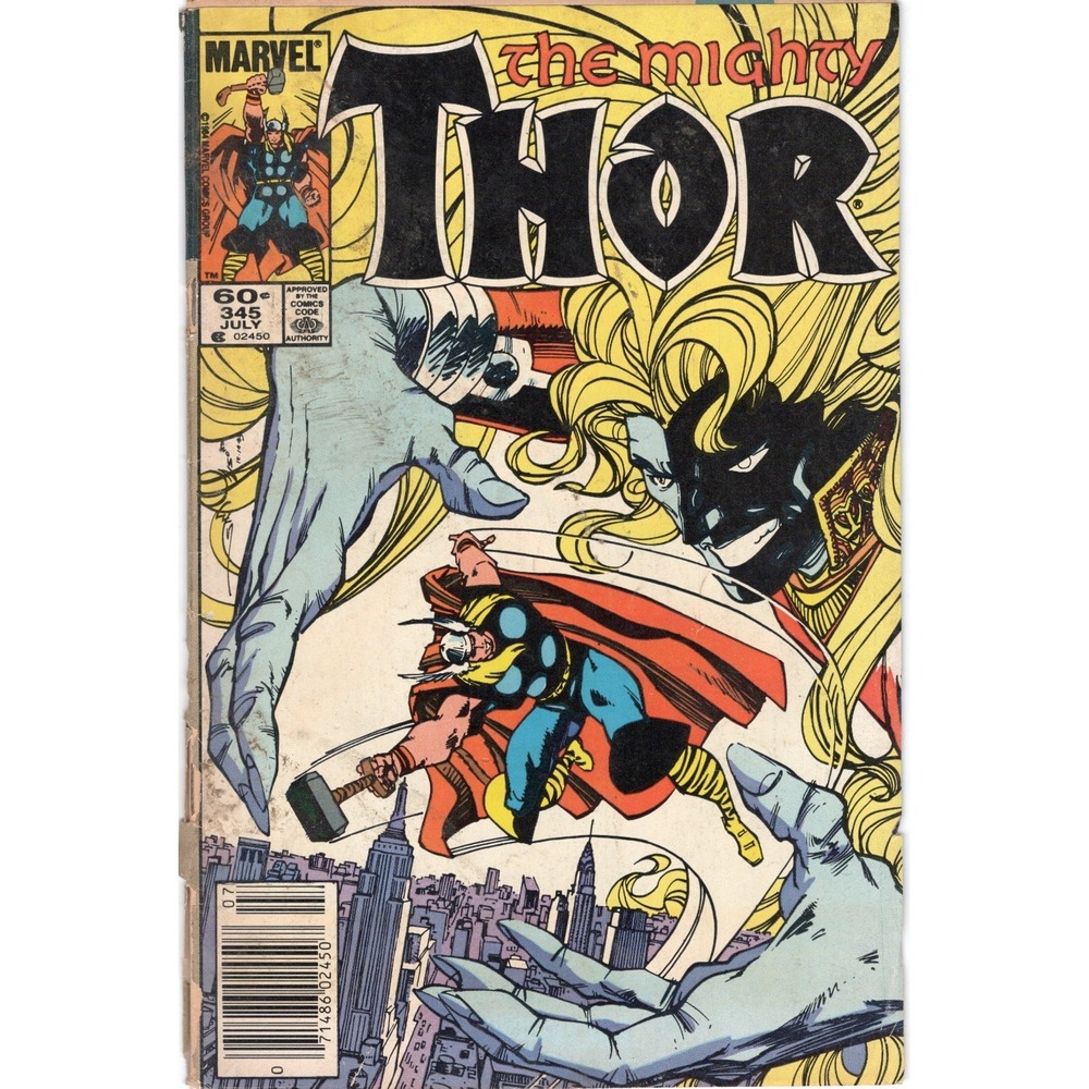 Mighty Thor #345 1984 Marvel Comics Newsstand